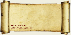 Jovana Rakovac vizit kartica